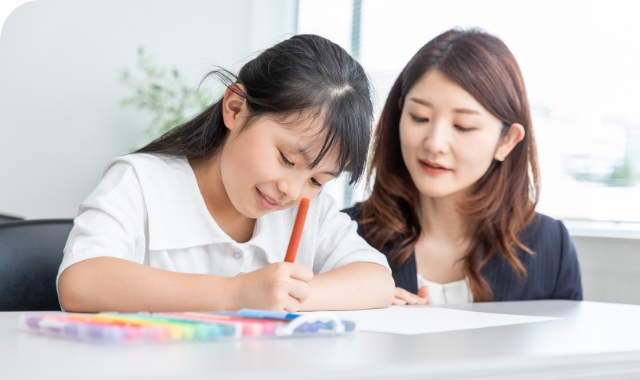 個性を尊重した少人数指導